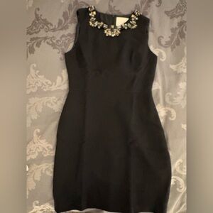 3.1 Phillip Lim Black Sleeveless Jewel-Neck Sheath Dress